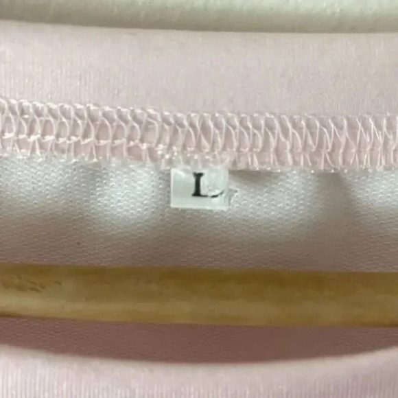 Barbie Pink Long Sleeve Graphic Tee Shirt Women's L Camper Design Ugly Sweater - Picture 6 of 6